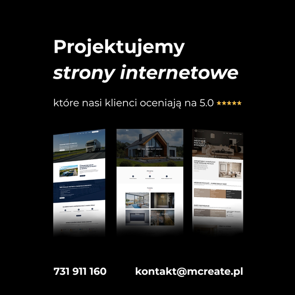 Zdjęcie na okładce dla mcreate - strony internetowe & marketing Bydgoszcz